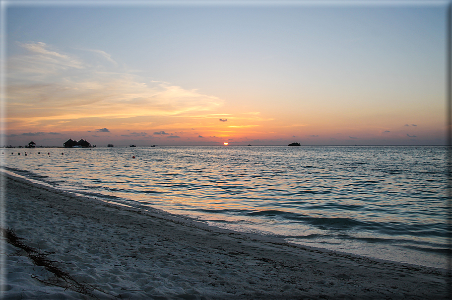 foto Alba e tramonto alle isole Maldive